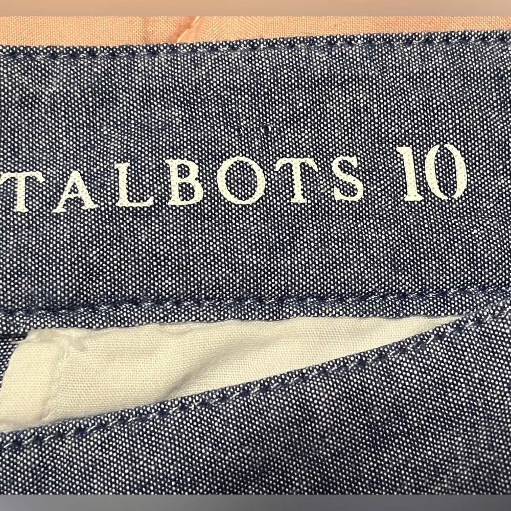 Talbots denim colored pants, Size 10 - Picture 3 of 5
